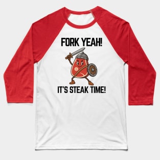 Steak Baseball T-Shirt